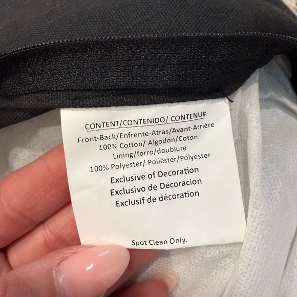 Halloween Decor Black & Orange Pumpkin Throw Pillow - Picture 4 of 4